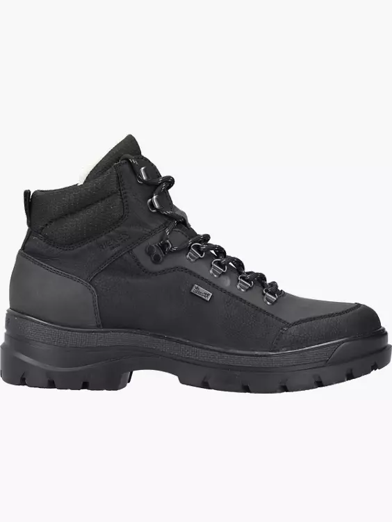 Rieker Herren Schnürstiefel in schwarz