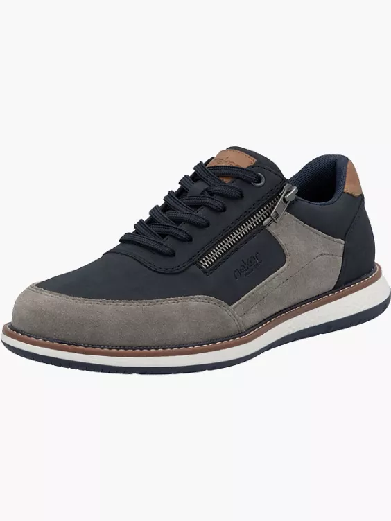 Rieker Herren Schnürschuhe in blau