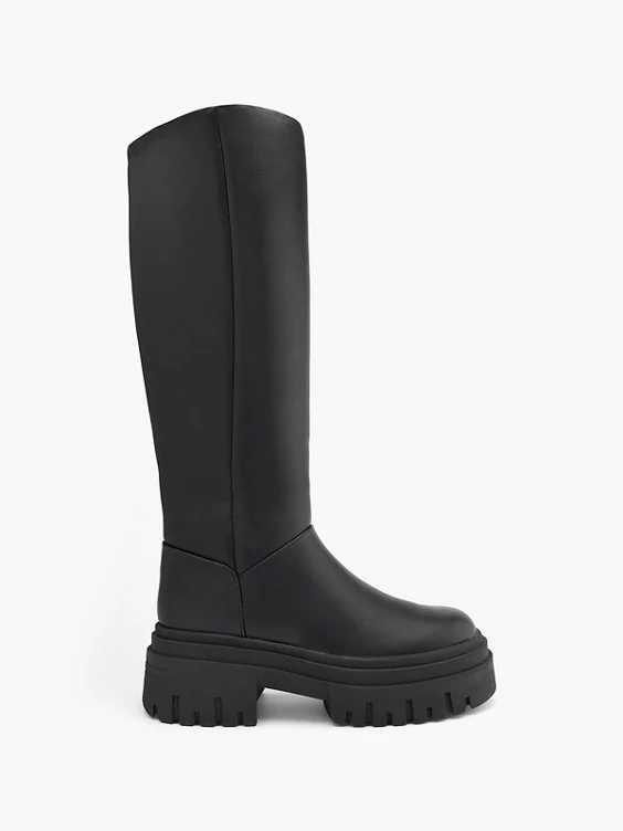 Catwalk Stiefel in schwarz