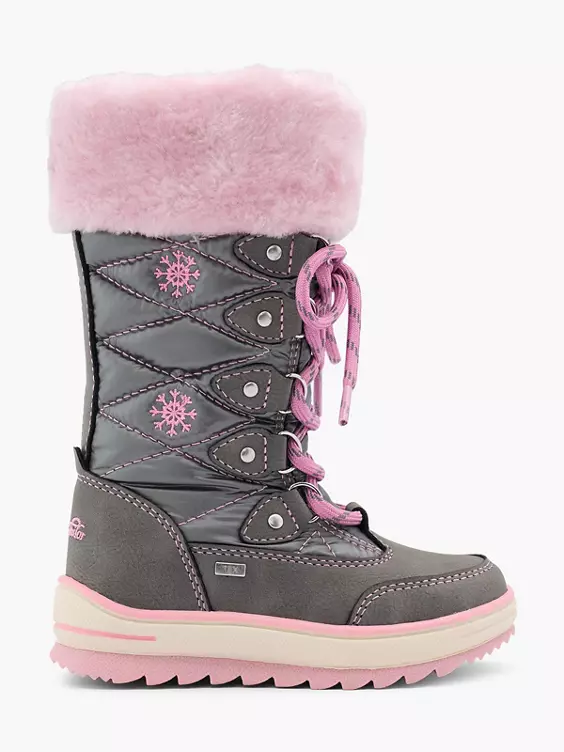TOM TAILOR Schneestiefel in grau