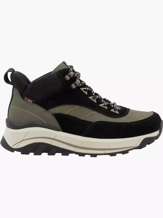 Damen Schnürstiefel in grün