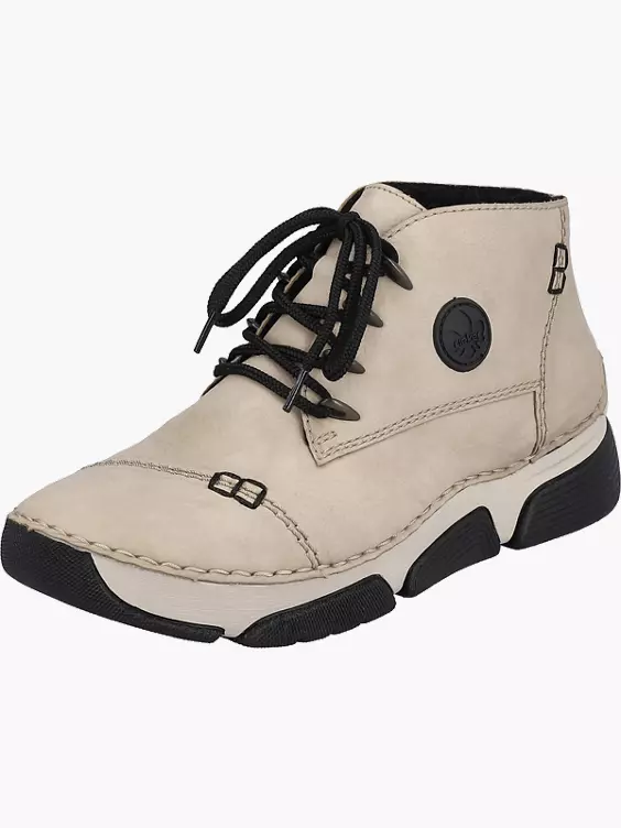 Rieker Damen Schnürschuhe in beige