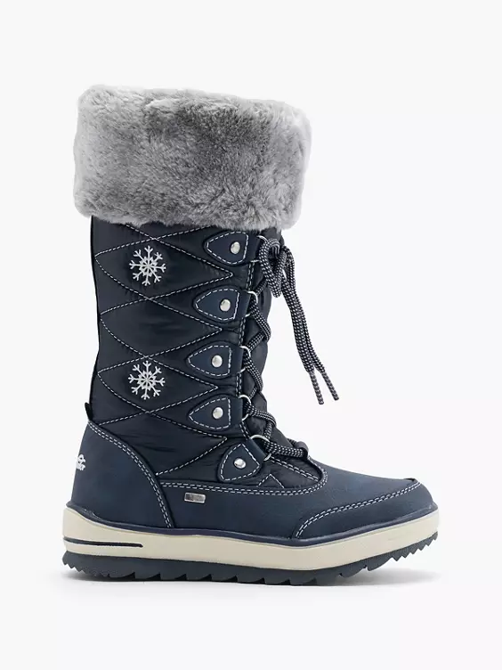 TOM TAILOR Schneestiefel in blau