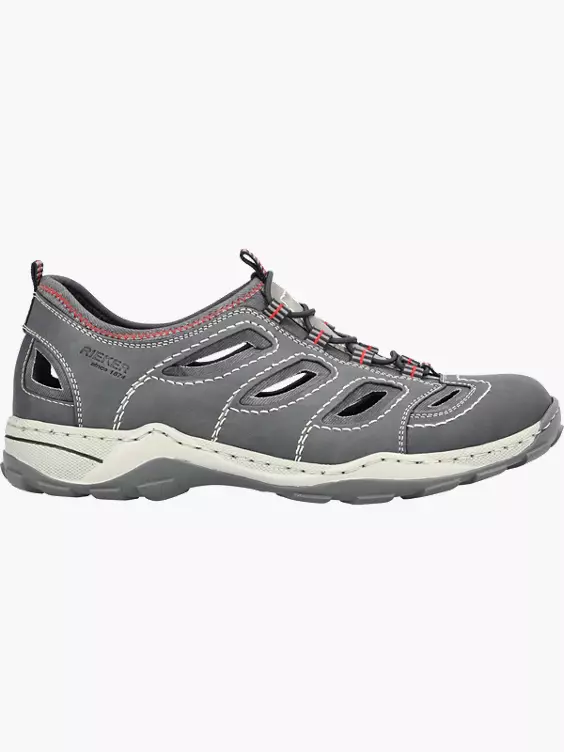 Rieker Herren Slipper in grau