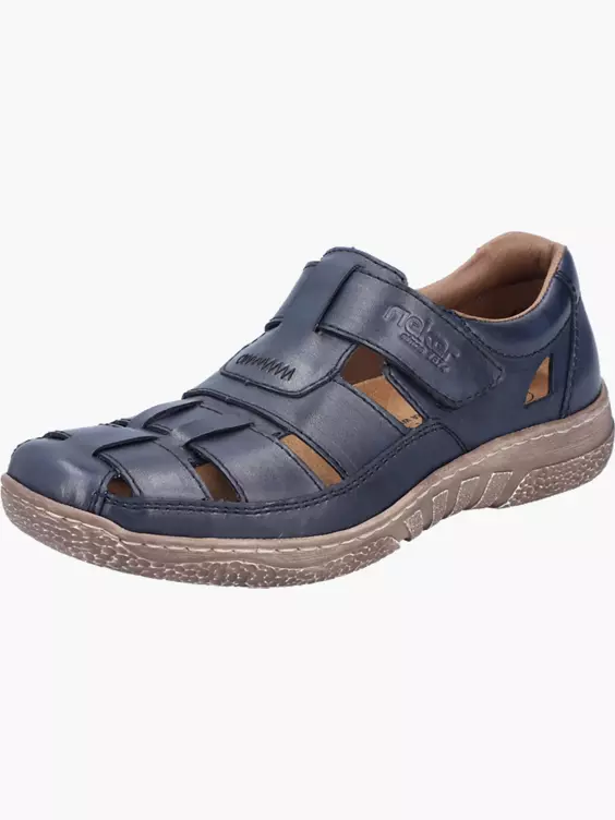 Rieker Herren Slipper in blau