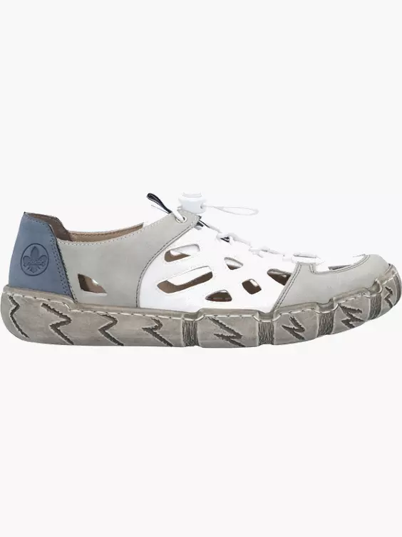 Rieker Damen Slipper in weiß