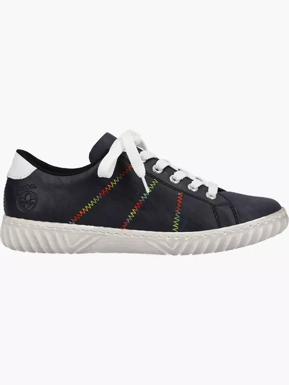 Rieker Damen Schnürschuhe in blau