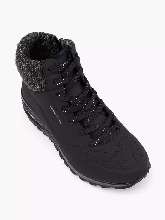 Skechers Schnürboots in schwarz