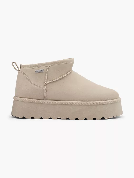 TOM TAILOR Boots in beige