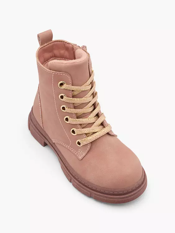 Graceland Schnürboots in rosa