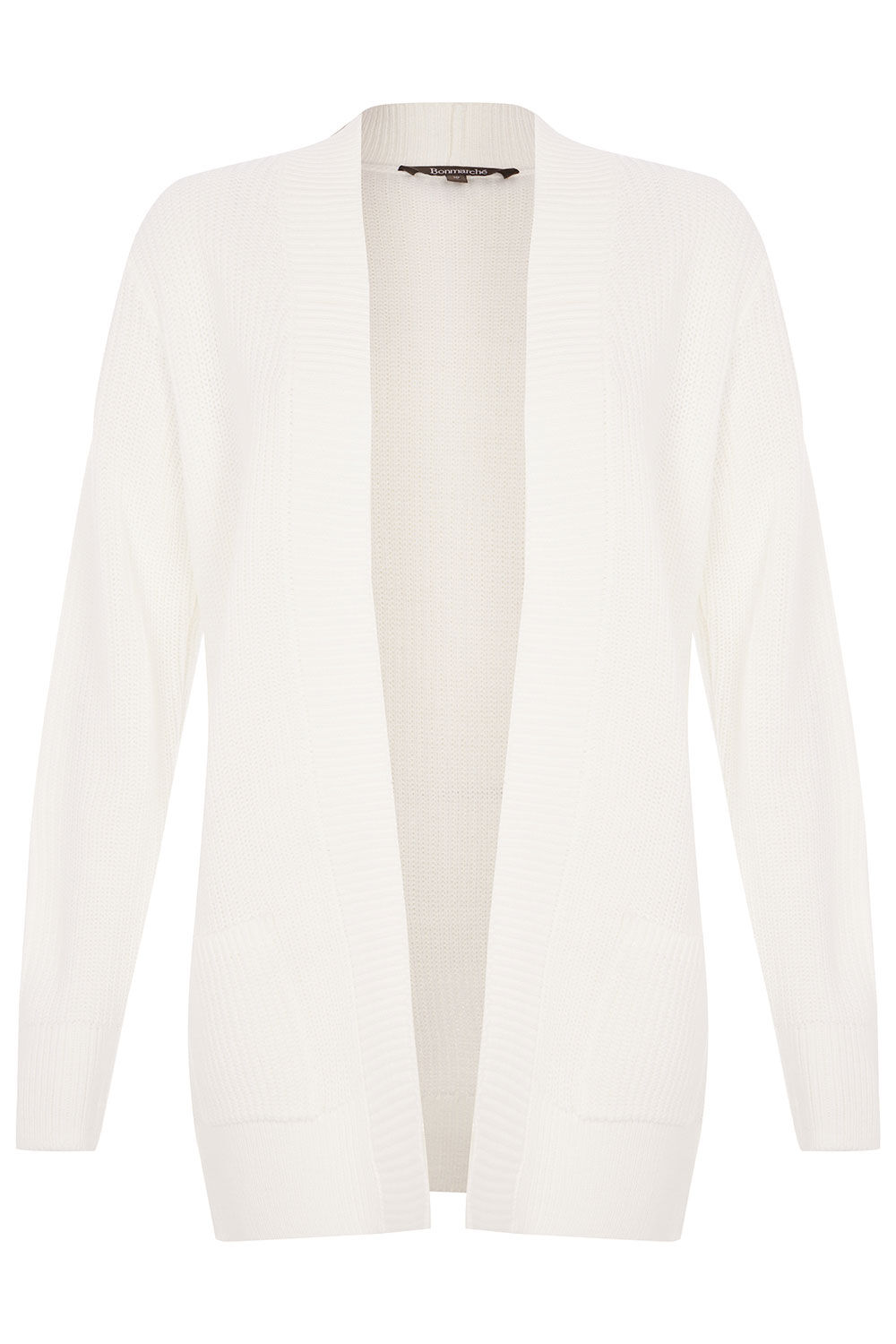 Chunky Knit Edge To Edge Cardigan