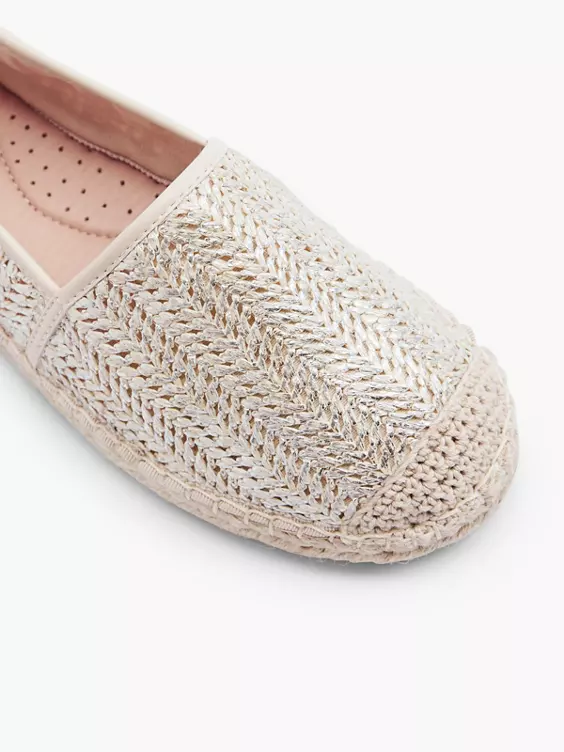 Graceland Espadrille in silber