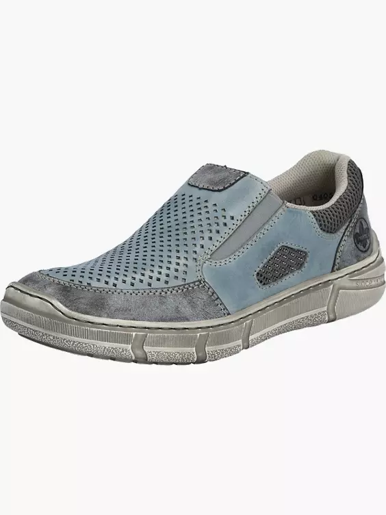 Rieker Herren Slipper in blau