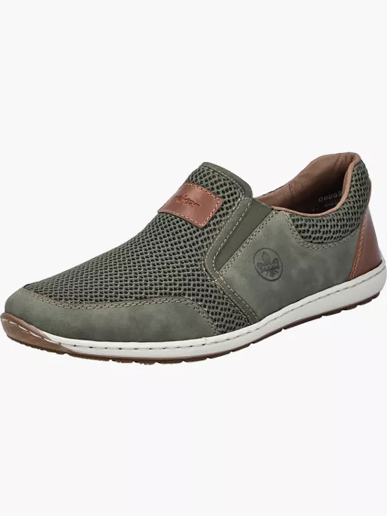 Rieker Herren Slipper in grün