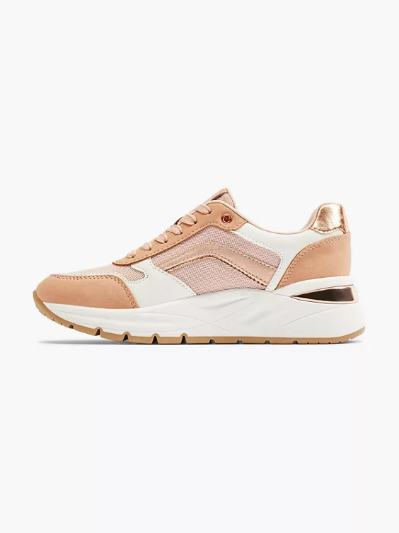 Graceland Platform Sneaker in beige