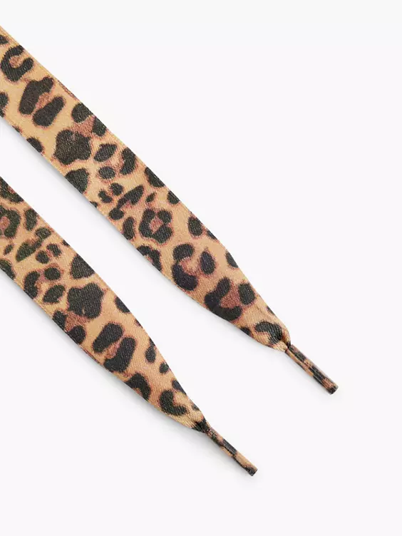 DEICHMANN Schnürsenkel 90 cm flach in leopard