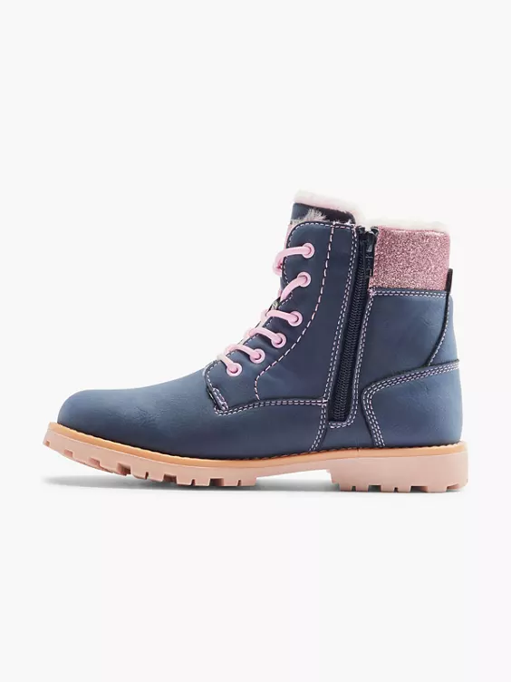 TOM TAILOR Schnürboots in navyblau