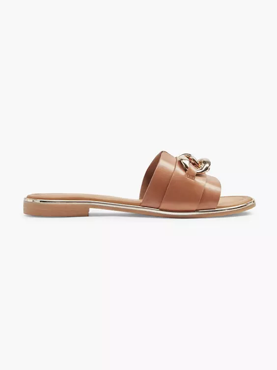 Catwalk Pantolette in cognac
