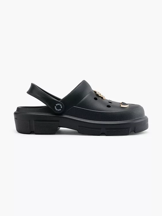 Graceland Clogs in schwarz