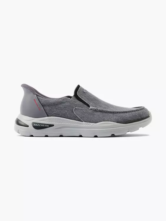 Skechers Slip On Sneaker Swift Fit - hands free in grau