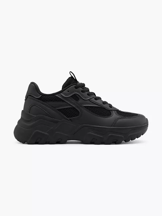 Graceland Chunky Sneaker in schwarz