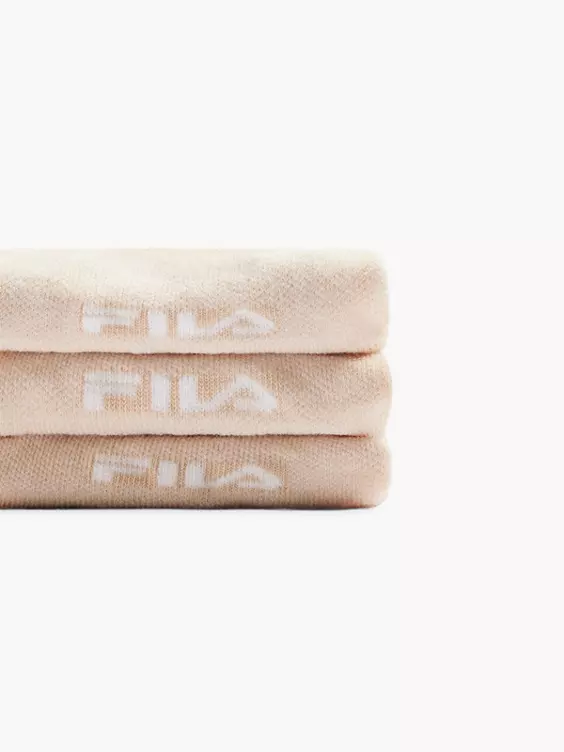 FILA 3er Pack Füßlinge in sand