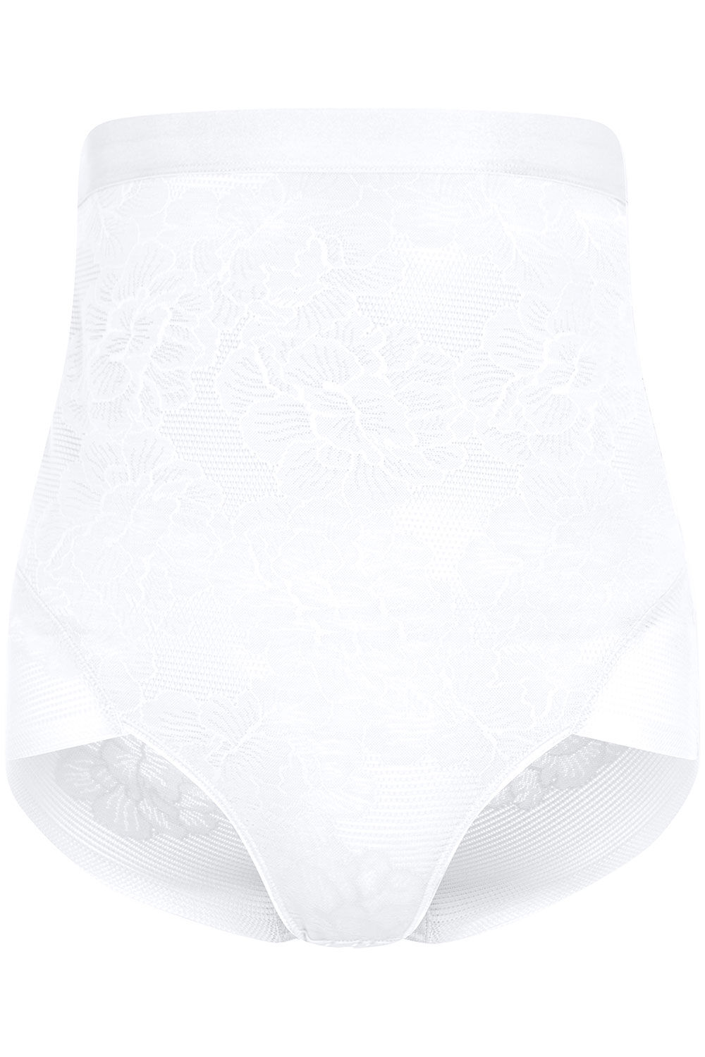 Jacquard Floral High Waisted Control Briefs