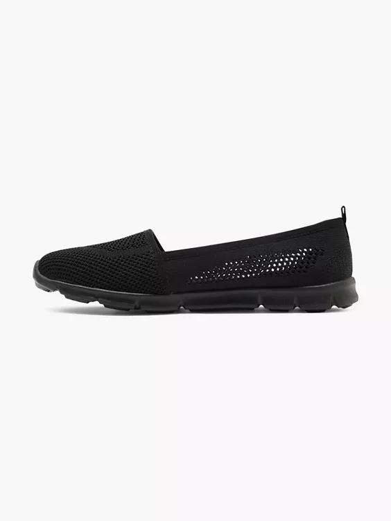 Graceland Slipper in schwarz