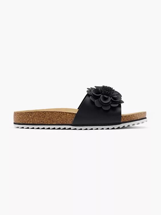 Graceland Pantolette in schwarz