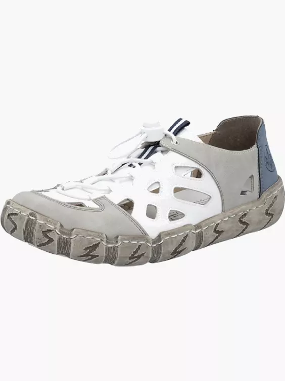 Rieker Damen Slipper in weiß