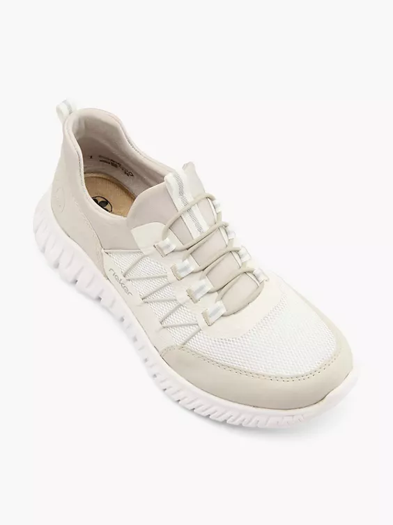 Rieker Slip On Sneaker in creme