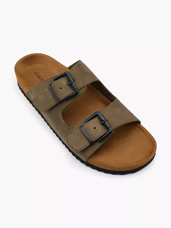 Graceland Pantolette in khaki