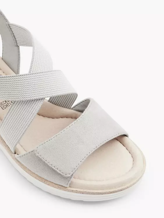 Easy Street Komfort Keilsandalette in grau