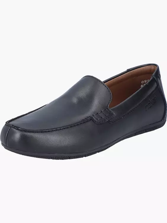 Rieker Herren Slipper in schwarz