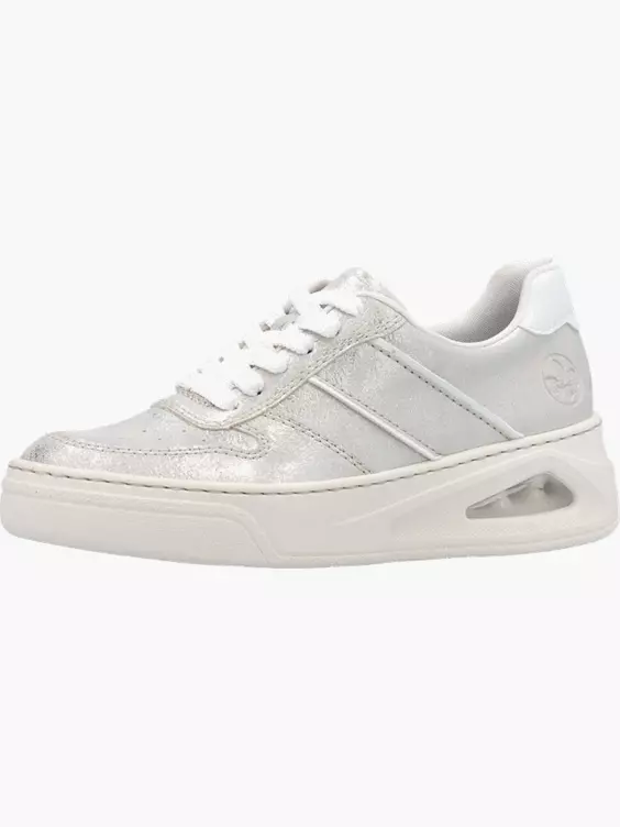 Rieker Damen Sneaker Low in silber