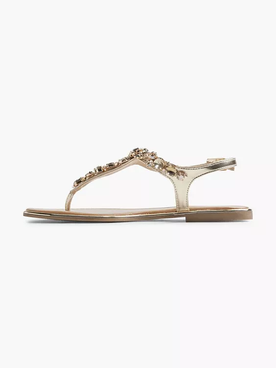 Graceland Sandale in gold