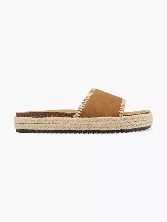 Graceland Pantolette in cognac