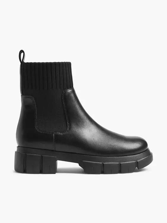 Catwalk Chelsea Boots in schwarz