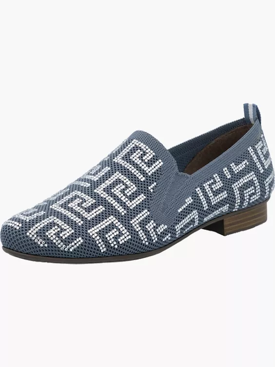 Rieker Damen Ballerinas in blau