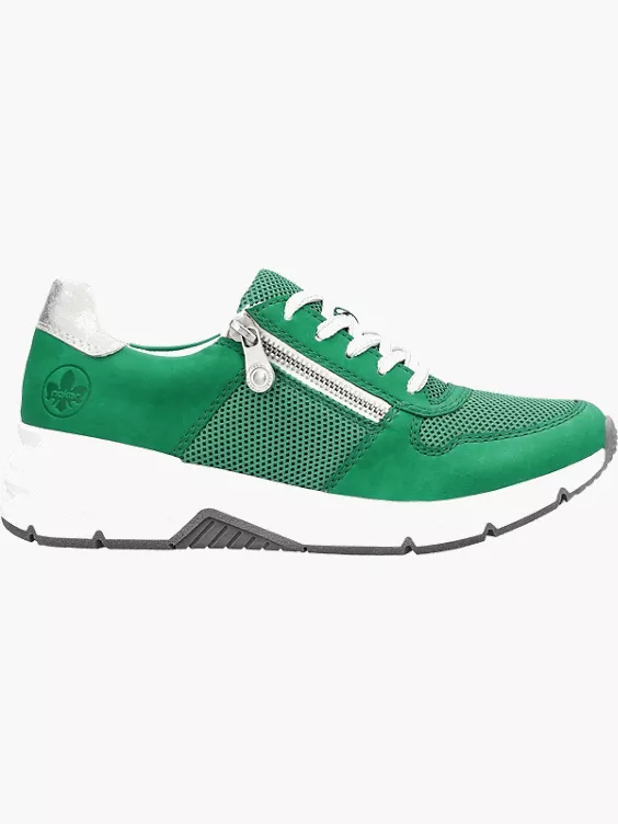Rieker Damen Sneaker Low in grün