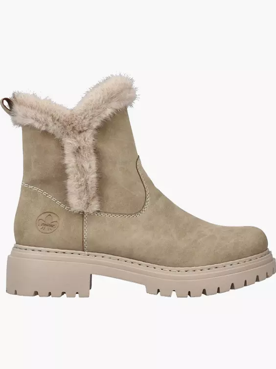 Rieker Damen Stiefeletten in beige