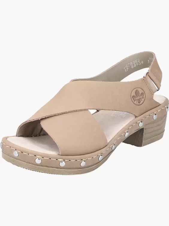 Rieker Damen Riemchensandaletten in beige