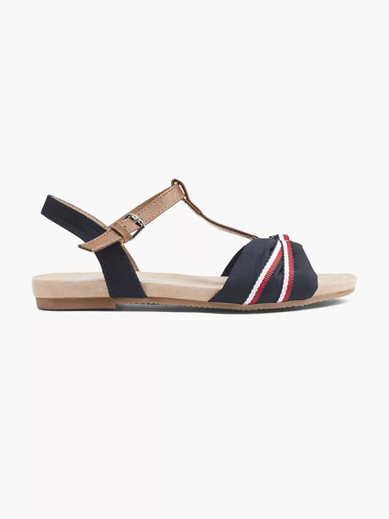 TOM TAILOR Sandale in blau