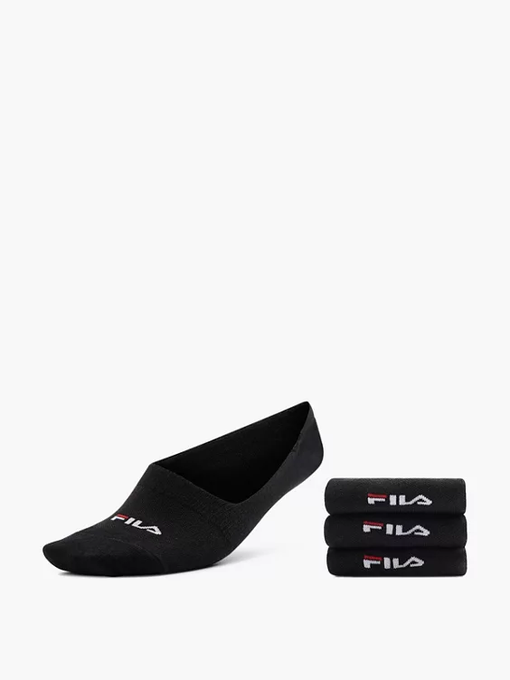 FILA 3er Pack Füßlinge in schwarz