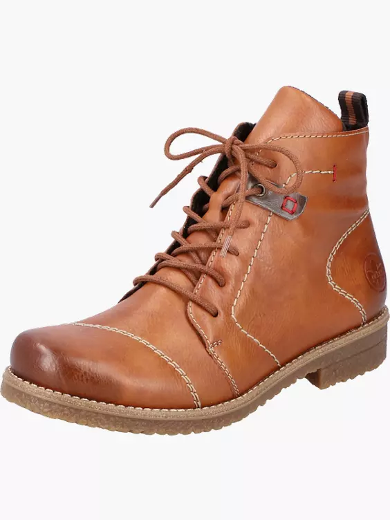 Rieker Damen Schnürstiefel in braun