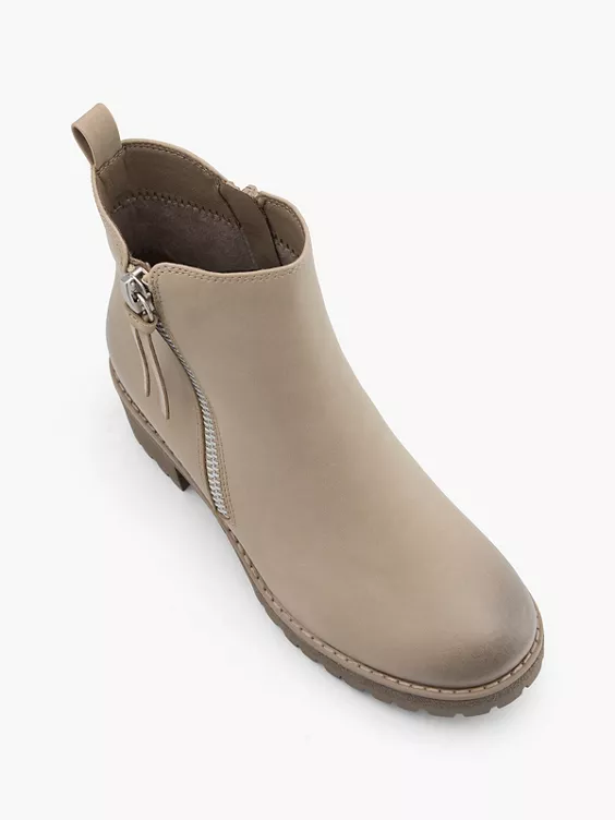 Graceland Stiefelette in taupe