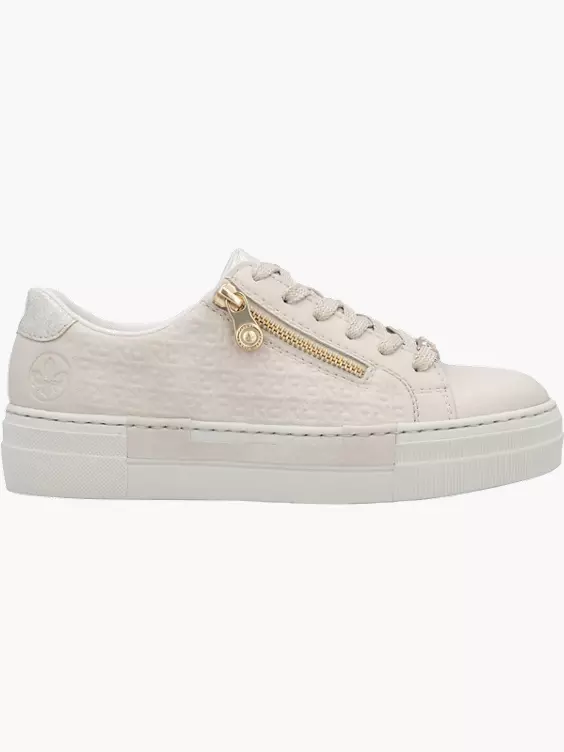 Rieker Damen Sneaker Low in weiß