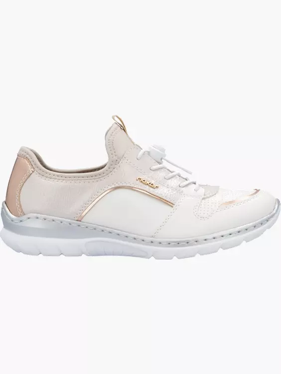 Rieker Damen Slipper in weiß