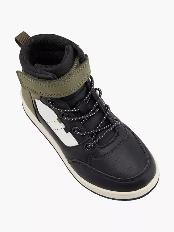 Vty Hoher Sneaker in schwarz