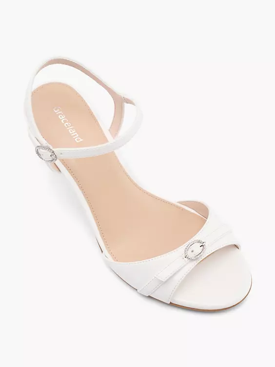 Graceland Sandalette in weiß
